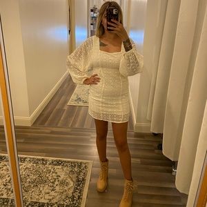 FREE PEOPLE Mini Dress with Belle Sleeves